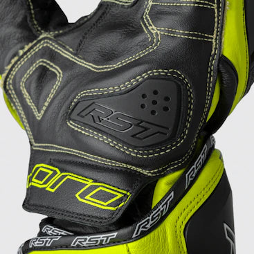 RST Pro Series GP D3O Motorrad Lederhandschuhe | Herren | Rot/Schwarz | 103715 - Image 3