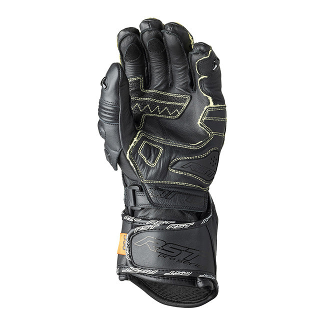 RST Pro Series GP D3O Motorrad Lederhandschuhe | Herren | Schwarz | 103715 - Image 2