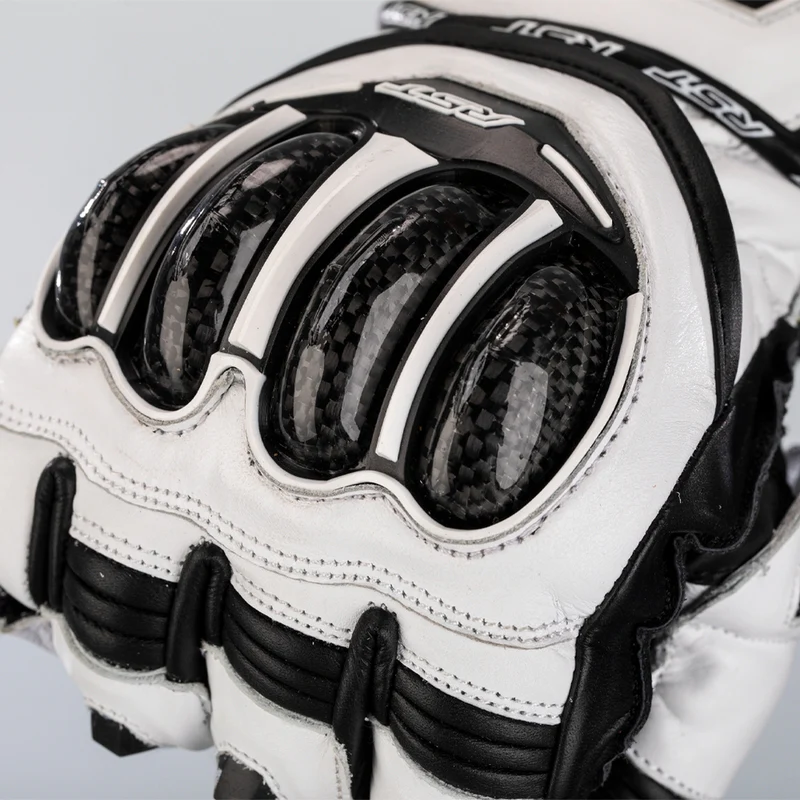 RST Tractech Evo 4 Motorrad Lederhandschuhe | Frauen | Weiß | 103495 - Image 5