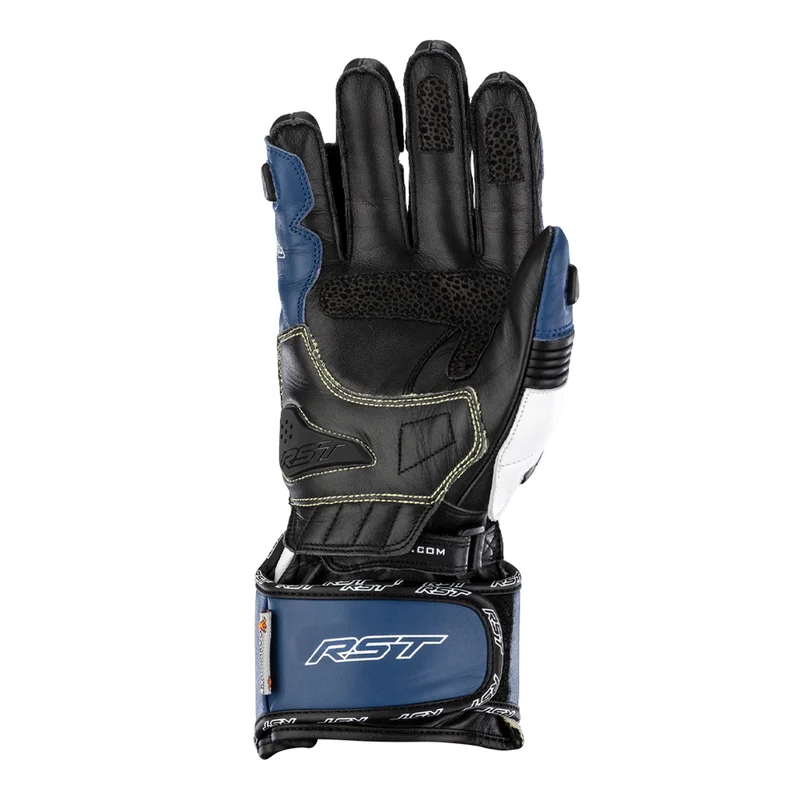 RST Tractech Evo 4 Motorrad Lederhandschuhe | Herren | Blau/Weiß/Schwarz | 102666 - Image 2