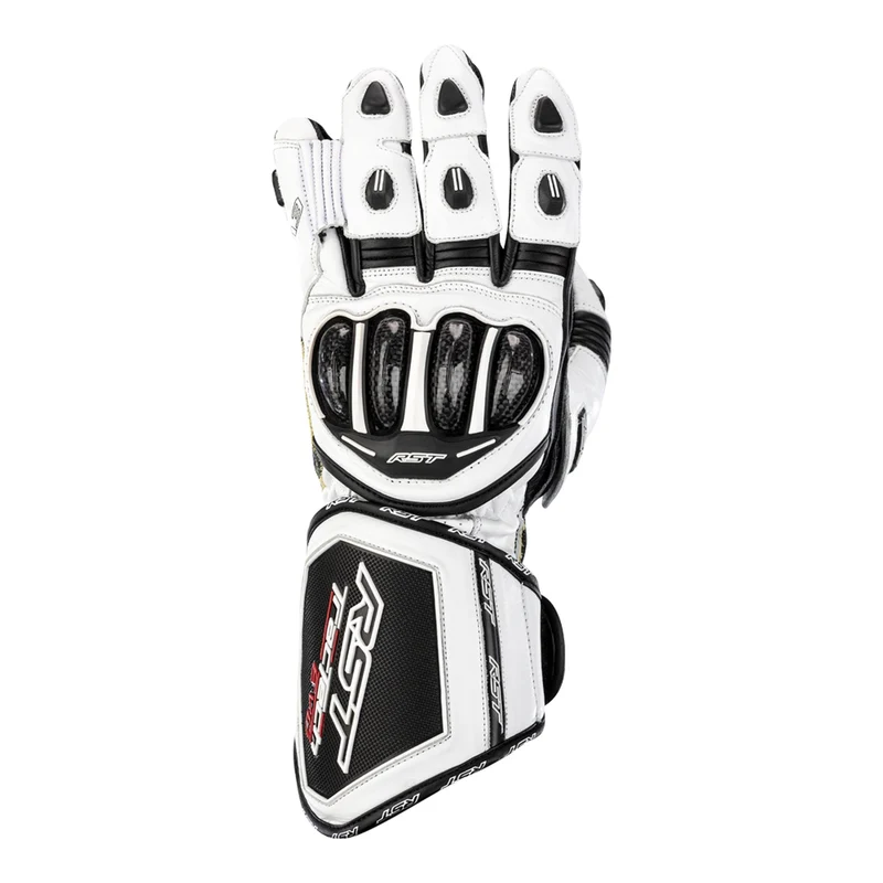 RST Tractech Evo 4 Motorrad Lederhandschuhe | Herren | Weiß | 102666