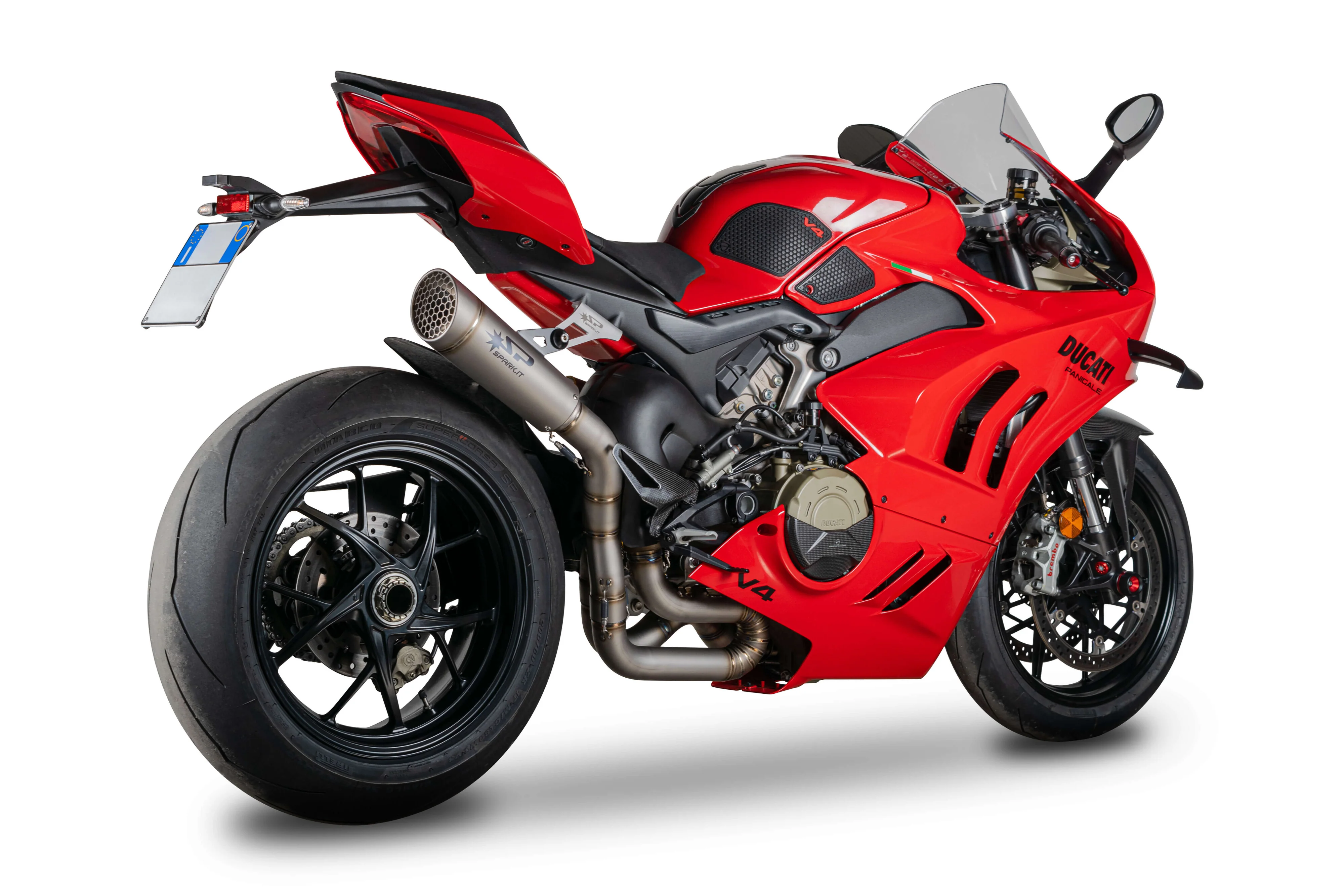 Spark Halbkomplette Anlage Edelstahl Ducati Panigale V4/S/R (18-24) GDU8840GRID - Image 3