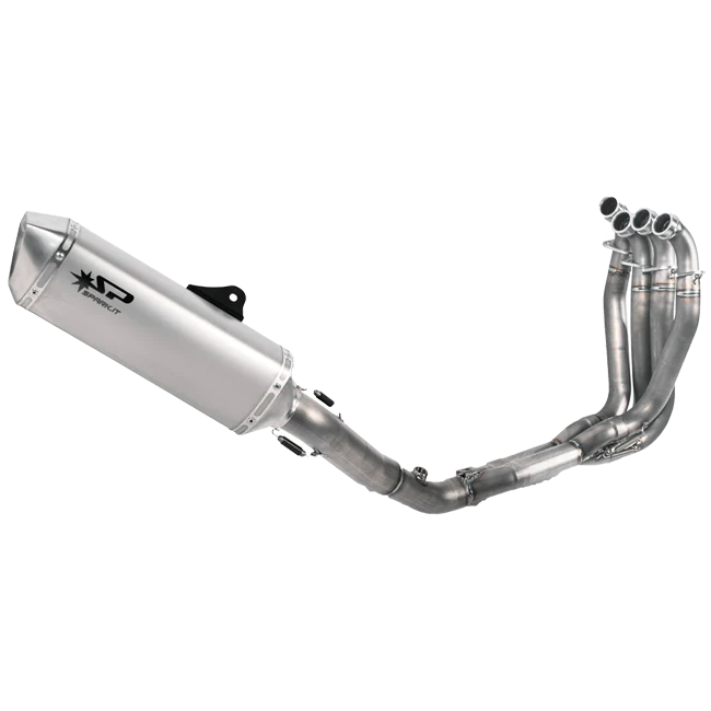 Spark Exhaust Komplettanlage Edelstahl Kawasaki ZX-10 R/RR (21-26) GKA8803T + SKIT122