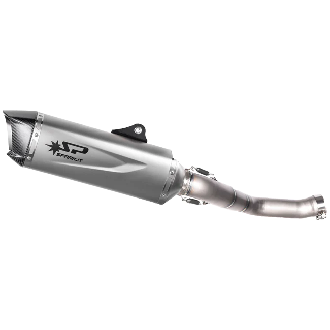 Spark Exhaust Slip-On Force EVO + KAT-Ersatzrohr Kawasaki ZX-10 R/RR (16-20) GKA8818T