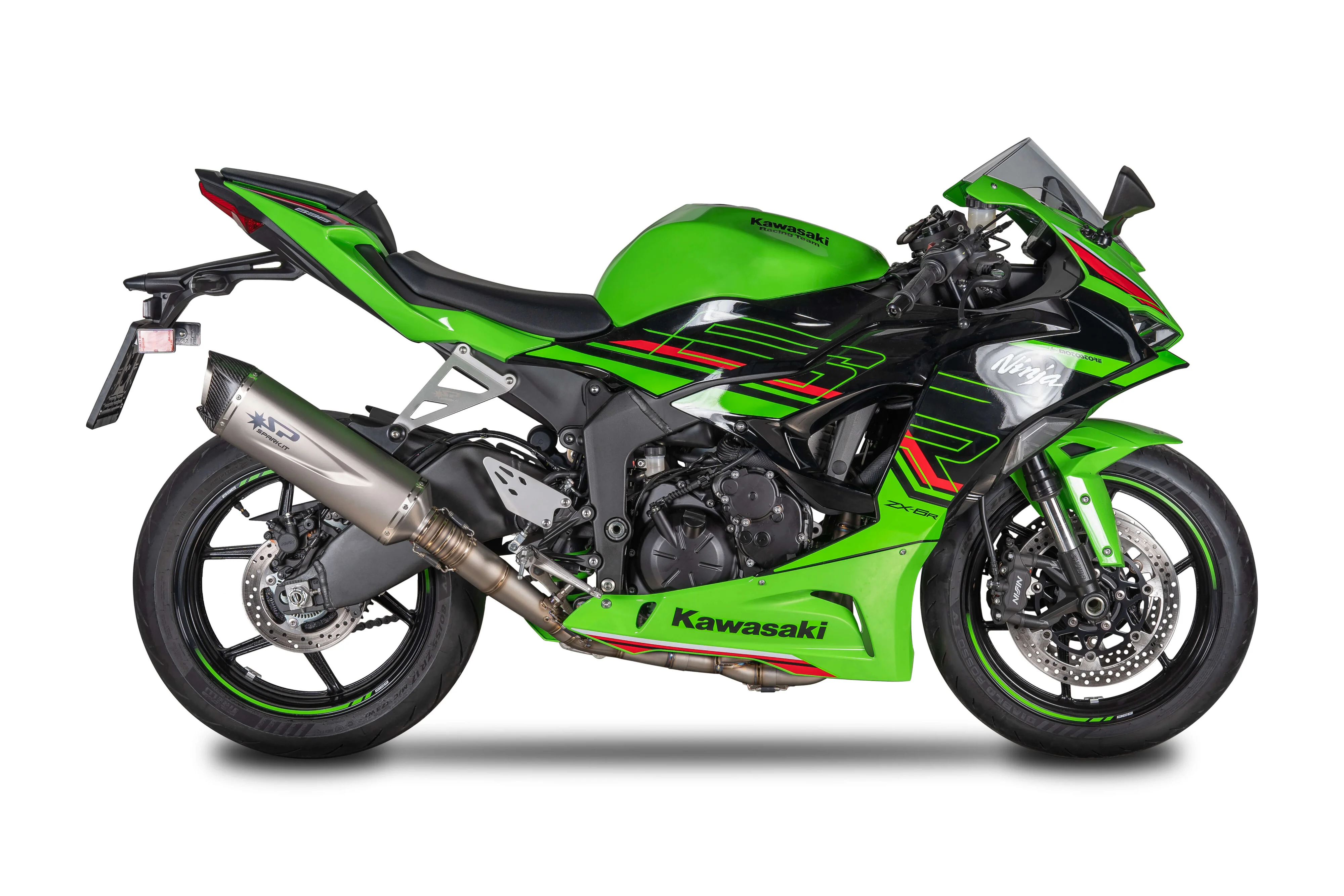 Spark Exhaust Komplettanlage Titanium Kawasaki ZX-6R/RR/636 (09-26) GKA8829T - Image 2