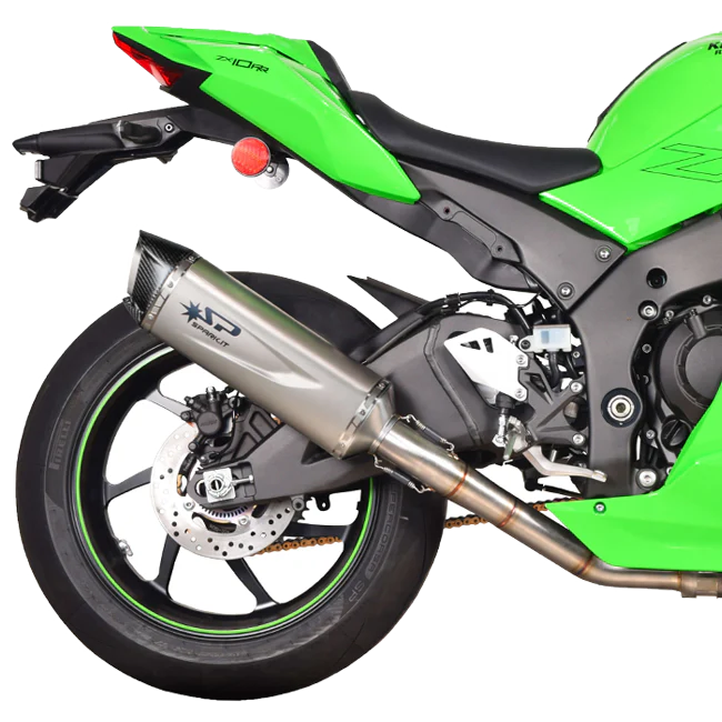Spark Exhaust Slip-On Force EVO + KAT-Ersatzrohr Kawasaki ZX-10 R/RR (21-26) GKA8844T