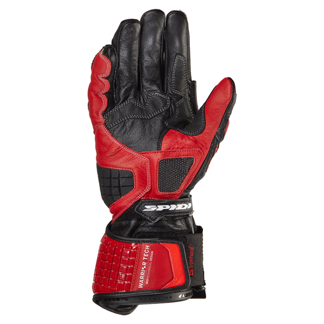 Spidi Carbo Track Evo Racing Motorrad Lederhandschuhe | Herren | Rot | A203014 - Image 2