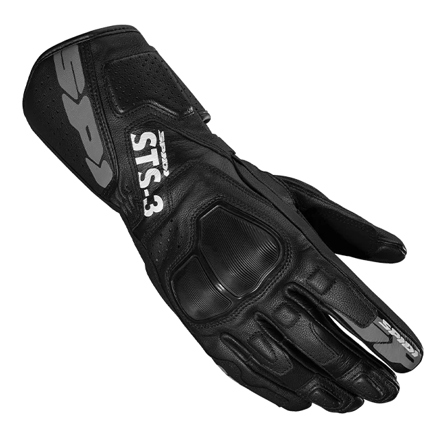 Spidi STS-3 Sport Motorrad Lederhandschuhe | Frauen | Schwarz | A220026