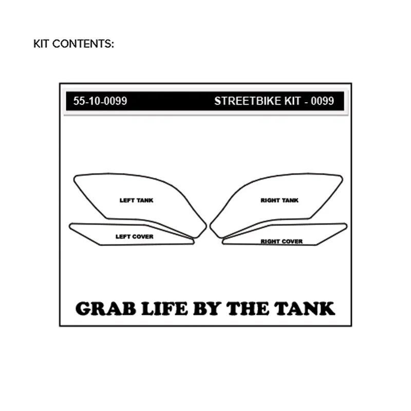 Stompgrip Icon Traction Pads Yamaha YZF-R1/M RN32/RN49/RN65 (15-26) 55-14-0099 - Image 4