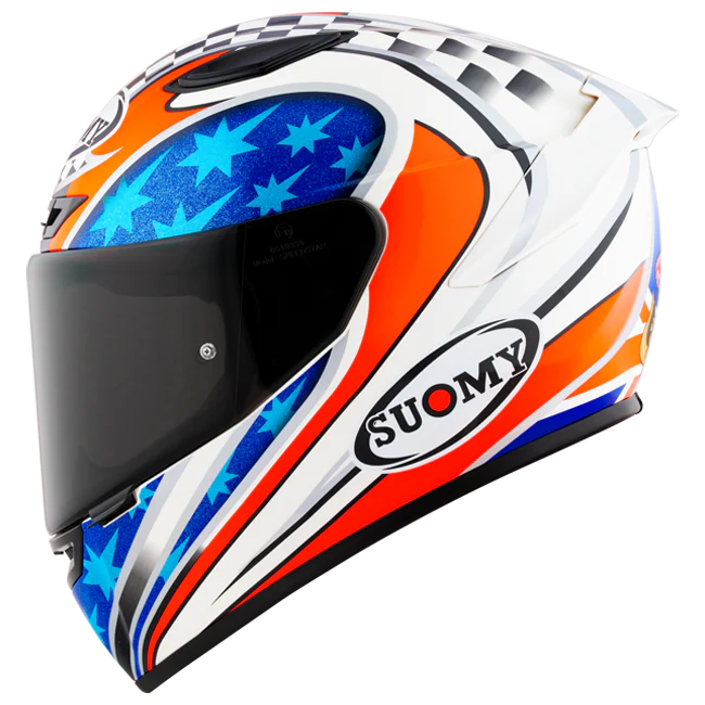 Suomy Track-1 Helm Troy Bayliss 2002 Replica K6T10018