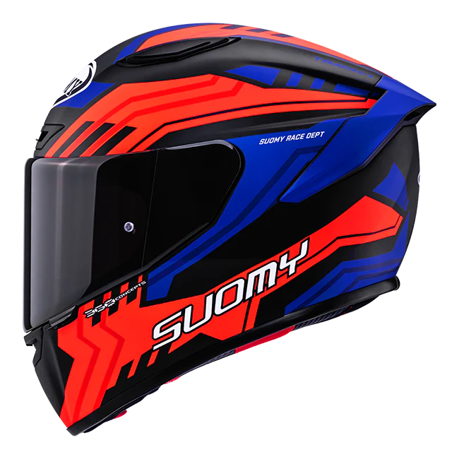 Suomy Track-1 Helm Framework Matt Schwarz/Rot/Blau K6T10024