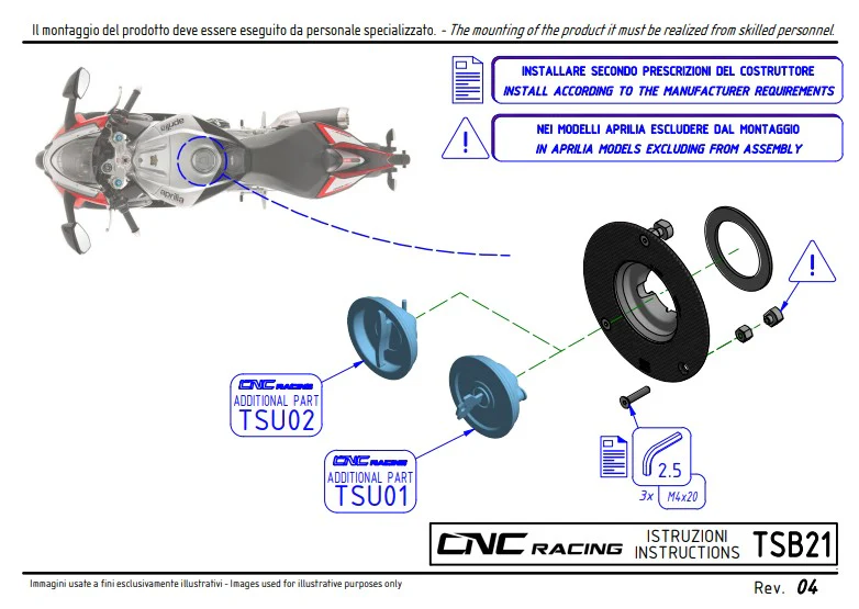 Tankdeckel Carbon Pramac Racing Limited Edition CNC Racing Ducati Panigale V4/S/R (25-26) TSB21PR - Image 6