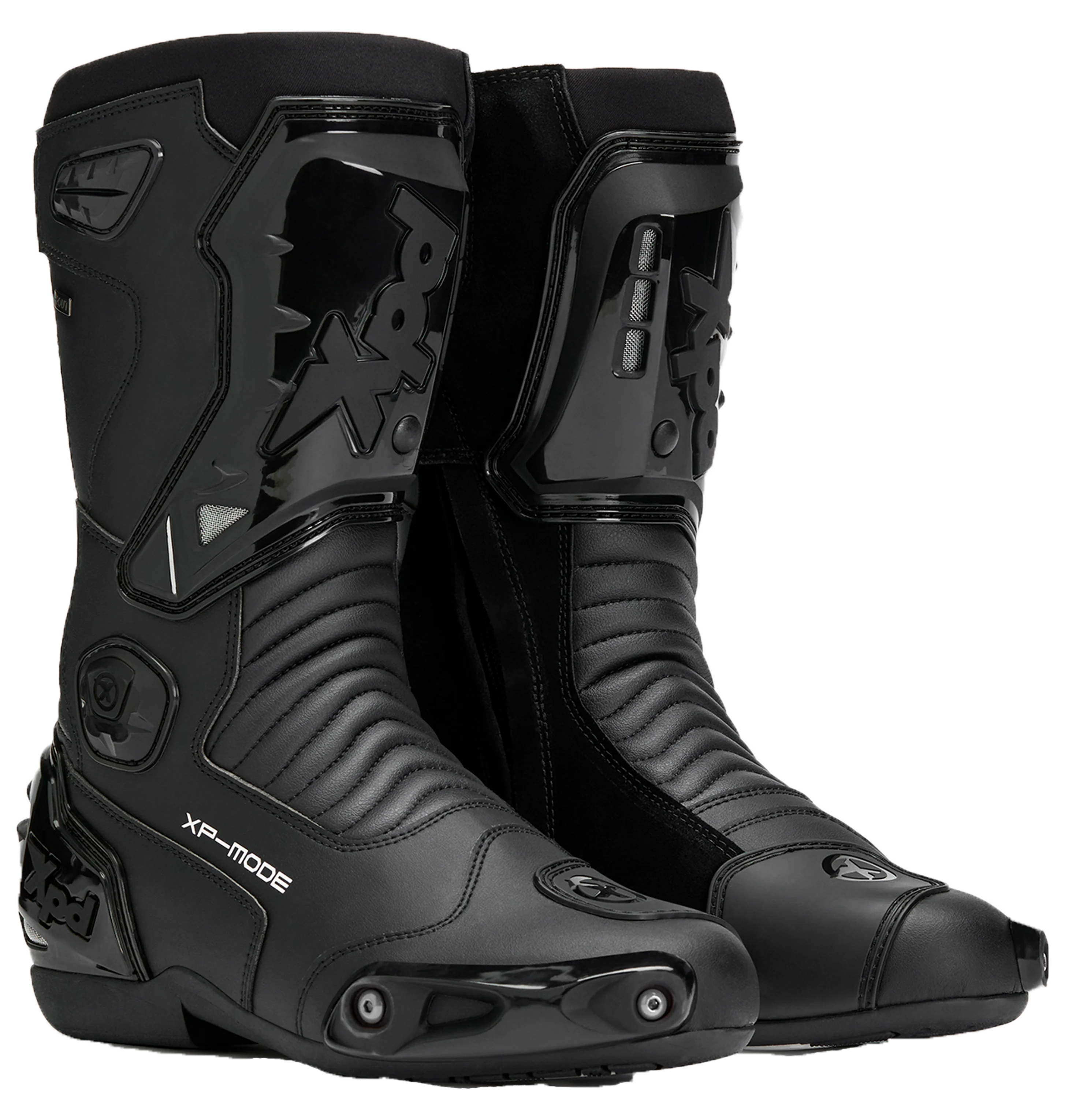 XPD XP-Mode H2Out Wasserdichter Motorradstiefel | Herren | Schwarz