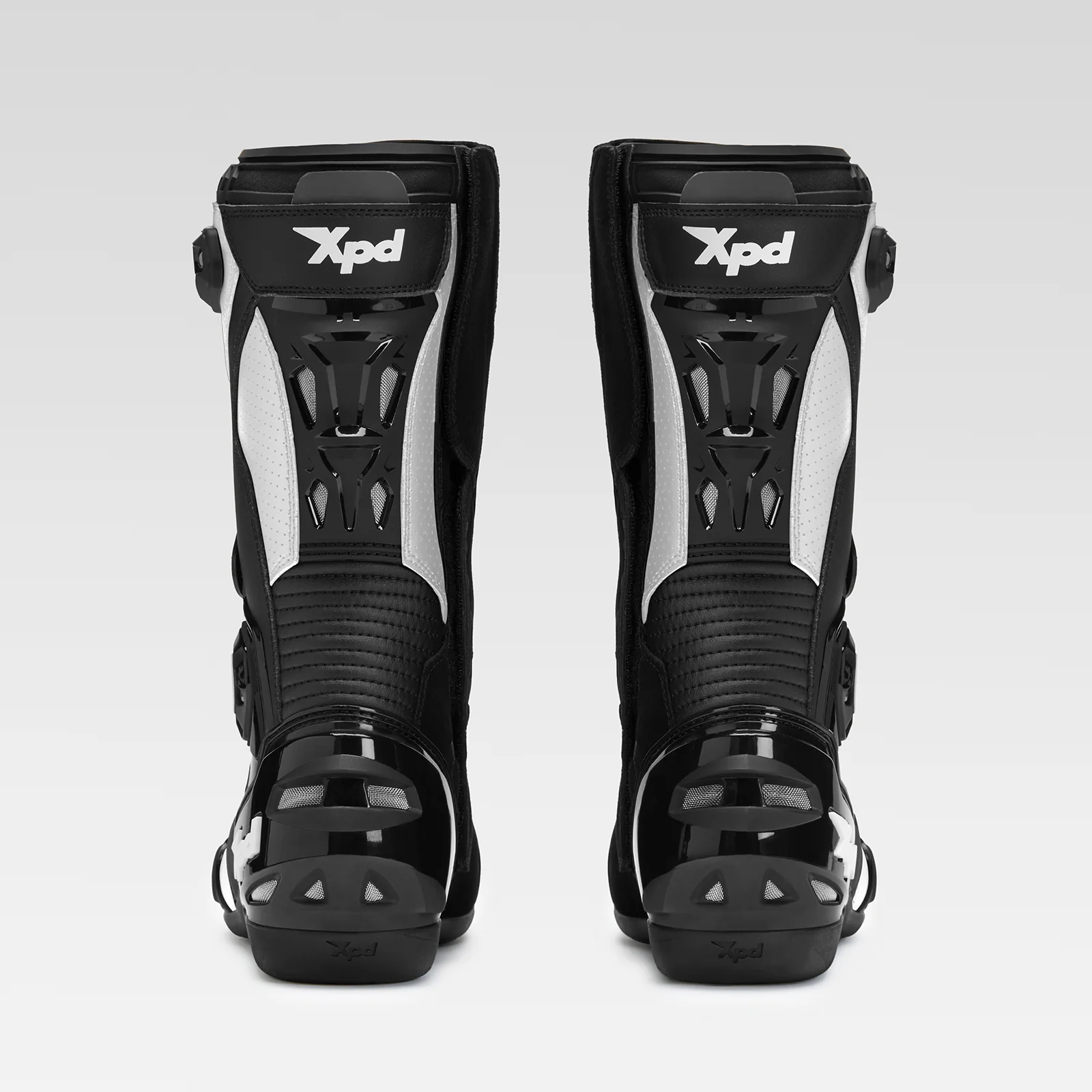 XPD XP-Mode Motorradstiefel | Herren | Schwarz/Weiß - Image 3
